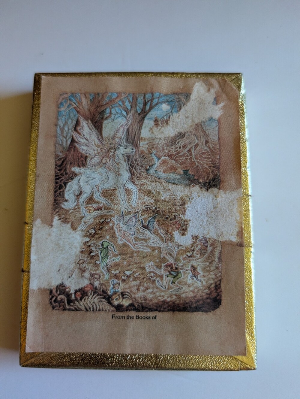 vintage boxed set of fantasy-themed bookplates by Antioch Bookplate Company. 22